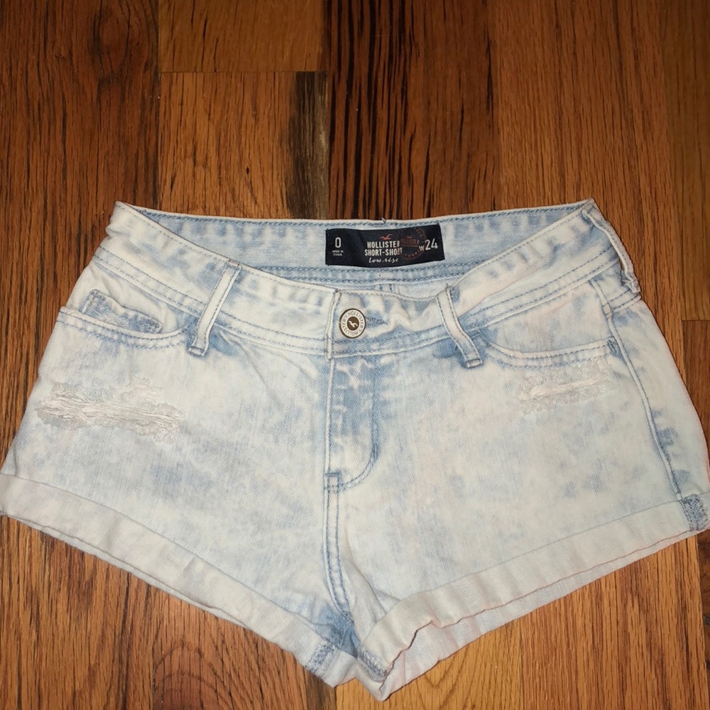 Hollister jean shorts